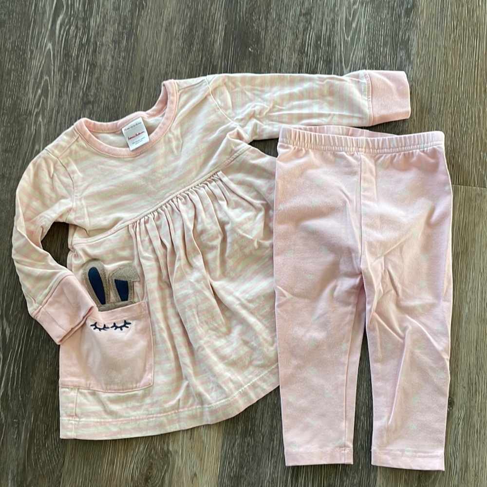 Hannah Anderson toddler bunny dress and leggings